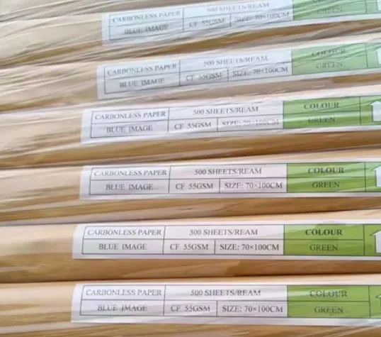 กระดาษสำเนาไร้คาร์บอน 100% เยื่อกระดาษหลัก 3 ชั้น NCR กระดาษฟอร์มคอมพิวเตอร์